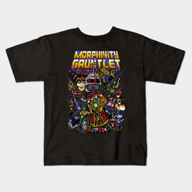 Morphinity Gauntlet Kids T-Shirt by PrimePremne